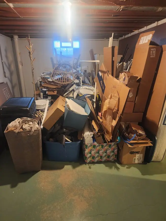 Roll-off dumpster container at job site for 6 Yard Dumpster Rental in Buellton